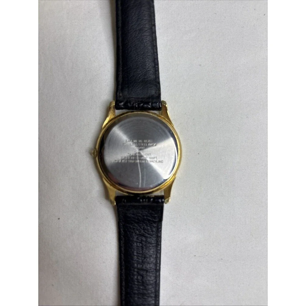 Armitron Looney Tunes Watch Unisex OS Black Good Taz 1992 Vintage 2200/44F